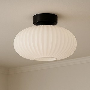 Peso lampa sufitowa 1xE27 czarna/biały K-5671