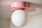 Robin D18 lampa sufitowa 1xG9 różowa/biała K-5442