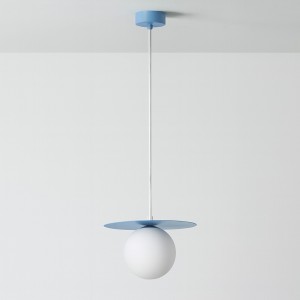 Robin D18 lampa wisząca 1xG9 niebieska/biała K-5445