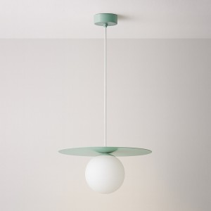 Robin D25 lampa wisząca 1xG9 miętowa/biała K-5451