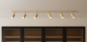 Mati lampa sufitowa (spot) 6xGU10 beżowa K-5824