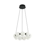 Perla lampa wisząca 9xLED 19W czarna AZ6894
