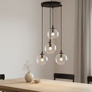 Cosmo Premium lampa wisząca 4-punktowa transparentna 711/4PREM