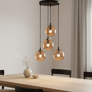 Cosmo Premium lampa wisząca 4-punktowa miodowa 713/4PREM