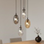 Astral lampa wisząca 4-punktowa czarna/multikolor  1268/4PREM