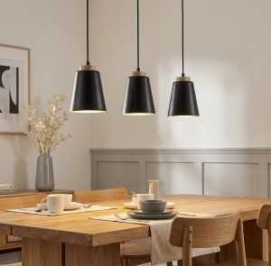 Bolero lampa wisząca 3-punktowa czarna 442/3