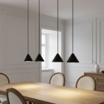 Elit lampa wisząca 4xGX53 czarna 1330/4