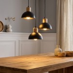 Seco lampa wisząca 3xE27 czarna/jasne drewno 1393/3PREM