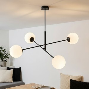 Linear lampa wisząca 4-punktowa czarna/biała 1169/4