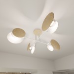 Zita lampa sufitowa 4-punktowa biała 174/4