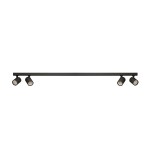 Exo Line lampa sufitowa spot 4xGU10 czarna AZ6653