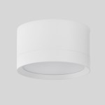 Lampa sufitowa Marton w białym kolorze, o okrągłym kształcie. Wykonana z matowego materiału, montowana na suficie. Wyposażona w oprawę GX53, klasa ochrony IP44, idealna do wilgotnych pomieszczeń.