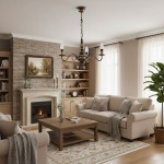 Żyrandol świecznikowy Velita w kolorze patyny z trzema oprawami E14, zawieszony na łańcuchu. Produkt umieszczony w jasnym salonie z kamiennym kominkiem, drewnianym stołem i roślinnością. W tle regał z książkami i dekoracjami.