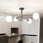 Pregos lampa sufitowa 4-punktowa czarna 670/4