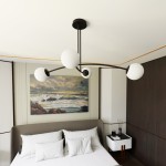 Halldor lampa wisząca 4-punktowa czarna  1024/4