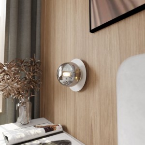 Oslo kinkiet 1-punktowy biały/grafitowy 1188/K1