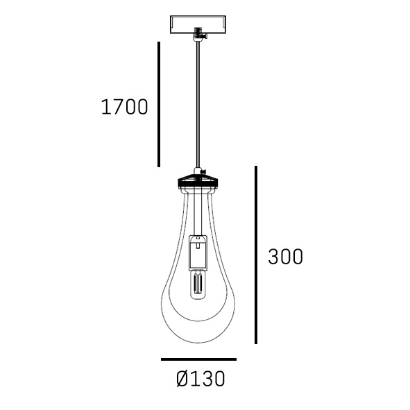 Lampa wisząca Memphis w kolorze mosiądzu, z jednym gniazdem E14. Kształt kulisty o średnicy 130 mm, zawieszona na cienkim przewodzie o długości 1700 mm. Wysokość lampy wynosi 300 mm. Prosta i elegancka forma.