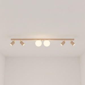 Aspa lampa sufitowa 4xGU10 + 2xG9 beżowa K-5832