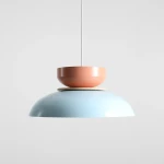 Aldo lampa wisząca 1xE27 Light Baby Blue + Coral