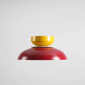 Aldo lampa wisząca 1xE27 Red Wine + Mustard