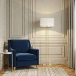 Athens lampa podłogowa 1xE27 mosiądz F01767BR-WH