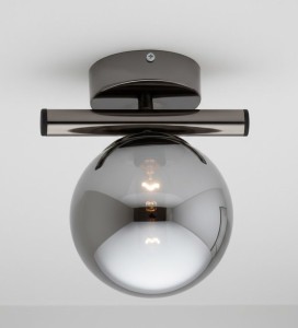 Eral lampa sufitowa 1-punktowa czarny chromowany 91542