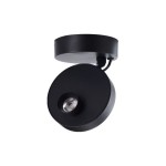 Iseo lampa sufitowa spot LED 9W czarna AZ5633