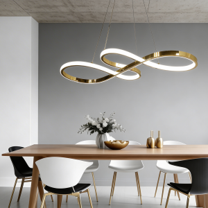 Twist lampa wisząca LED 50W CCT złota  LP-1982/1P GD