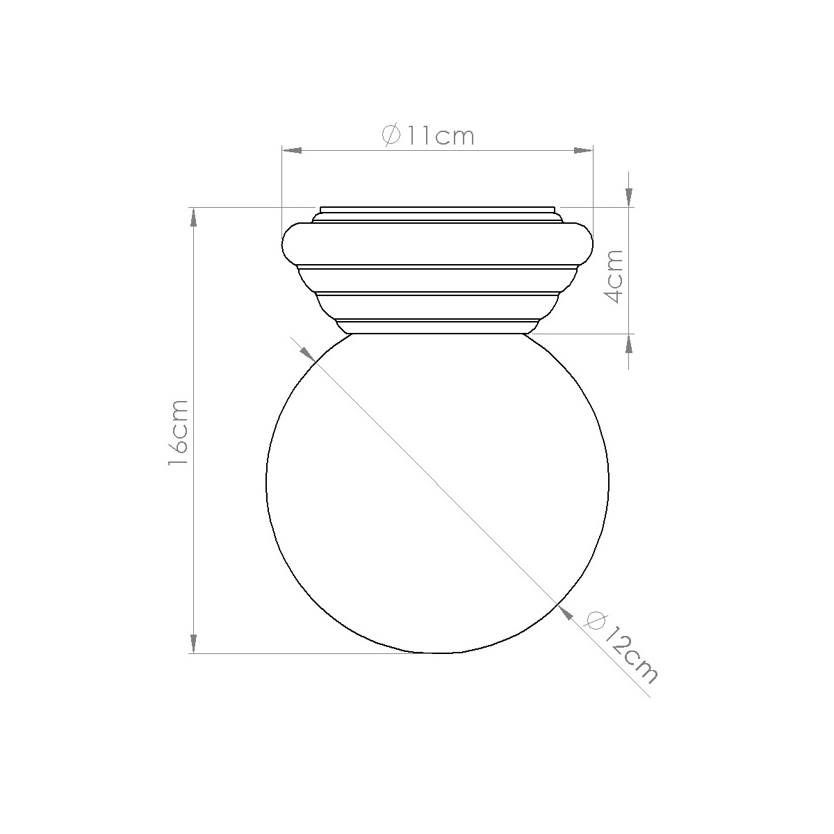 Kinkiet Zori 1xG9 IP44 w kolorze białym, o okrągłej formie. Wymiary: wysokość 16 cm, średnica 12 cm u dołu, 11 cm u góry, grubość 4 cm. Prosty design, idealny do wnętrz oraz na zewnątrz, odporny na wilgoć.