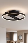 Tivoli lampa sufitowa 1xLED 24W CCT czarna K-8231