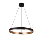 Rio D60 lampa wisząca LED 43W czarna  złota AZ5777