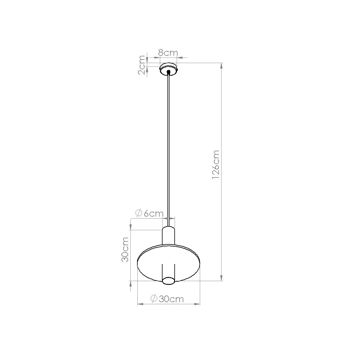 Lampa wisząca Pelta 1xGU10 w kolorze czarnym i żółtym, o średnicy klosza 30 cm i długości zwisu 126 cm. Klosz o okrągłym kształcie, zawieszony na cienkim, metalowym przewodzie. Prosta konstrukcja, idealna do nowoczesnych wnętrz.