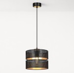 Malavi D20 lampa wisząca 1xE27 czarna K-5500
