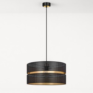 Malavi D40 lampa wisząca 1xE27 czarna K-5501