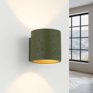 Orbis Beton kinkiet 1xG9 zielona oliwka SL.1839