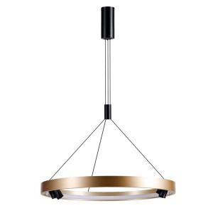 Serafino D60 lampa wisząca 7xLED 34W złota czarna  AZ5834