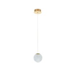 Edem lampa wisząca LED 4,2W złota AZ6016