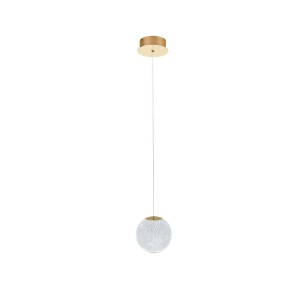 Edem lampa wisząca LED 4,2W złota AZ6016