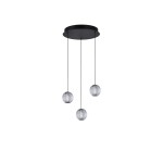 Edem lampa wisząca 3xLED 21W czarna AZ6019