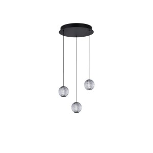 Edem lampa wisząca 3xLED 21W czarna AZ6019