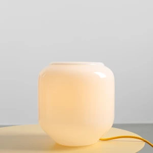 Flask Mimosa lampa stołowa 1xE14 biała/żółty 8500B21_S