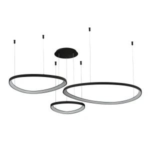 Amanda lampa wisząca 3xLED 170W CCT czarna AZ5774