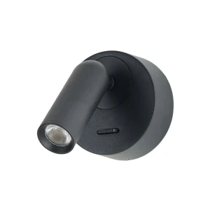 Lugano kinkiet spot LED 3W czarny AZ5628