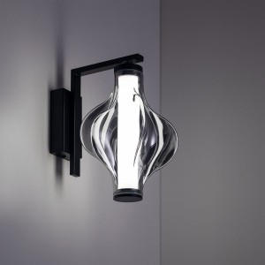 Elva kinkiet LED 8W 3000K czarna/grafit 18219