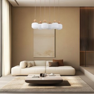 Ballo lampa wisząca 6xE14 beżowa 11052