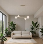 Sphere lampa wisząca 4xE27 beżowa