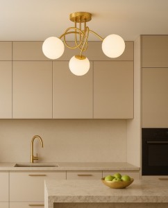 Sphere lampa sufitowa 3xE27 złota