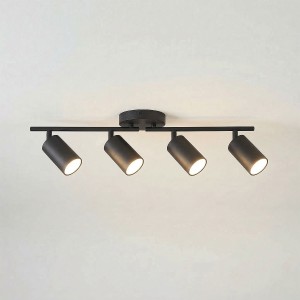 Stico lampa sufitowa spot 4xGU10 czarna