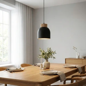 Vigo lampa wisząca 1xE27 czarna 1629/1
