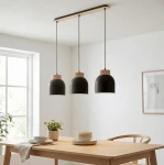 Vigo lampa wisząca 3xE27 czarna 1629/3